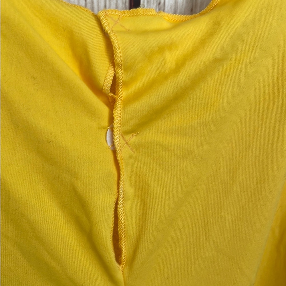 *Adult Women’s Big Bird Inspired Flapper Style Pink and Yellow Costume Dress - Picture 6 of 6